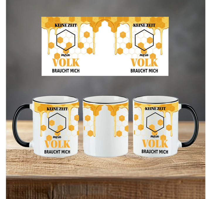 Blanko Mockup 3 Tassen Riemen schwarz 2