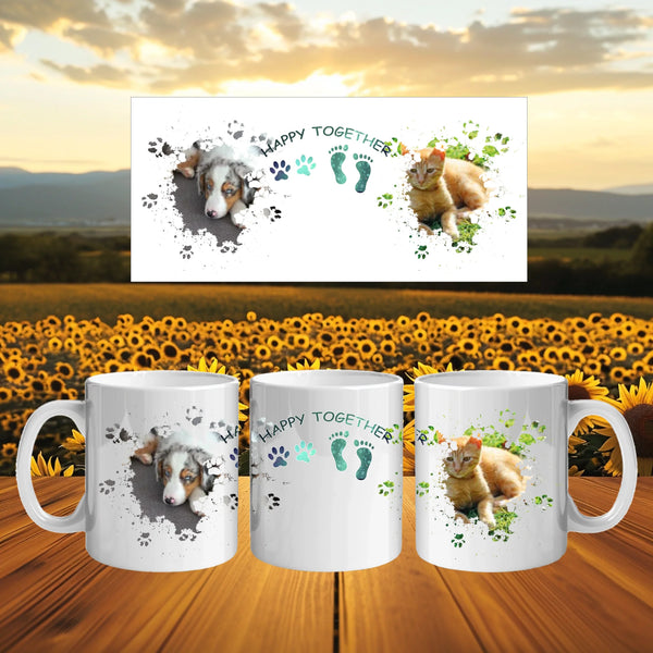 Blanko Mockup 3 Tassen