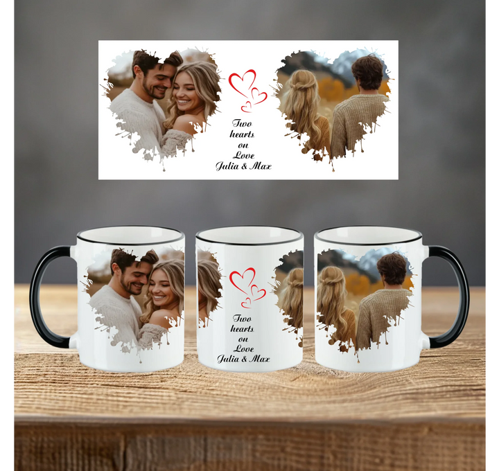 Blanko Mockup 3 Tassen Riemen schwarz 2