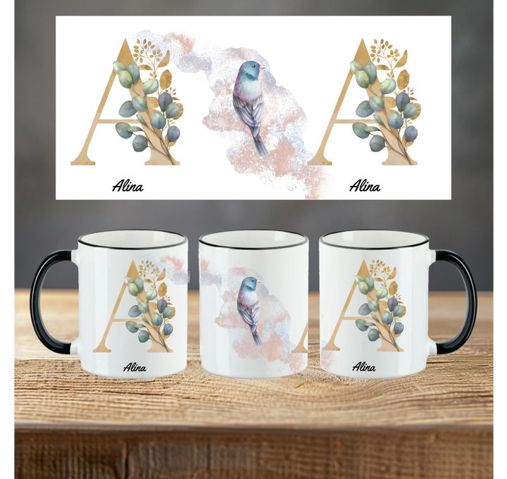 Blanko Mockup 3 Tassen Riemen schwarz 2