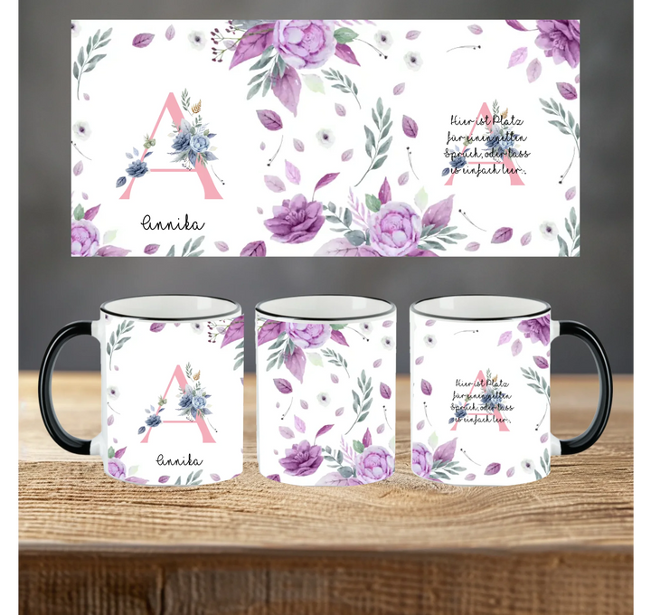 Blanko Mockup 3 Tassen Riemen schwarz 2