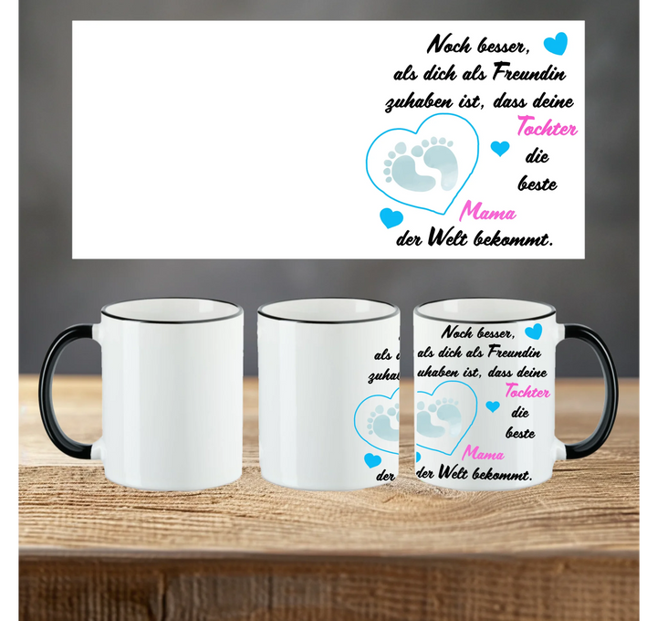 Blanko Mockup 3 Tassen Riemen schwarz 2