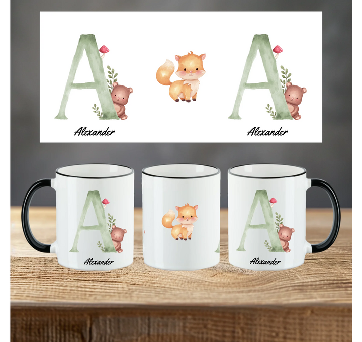 Blanko Mockup 3 Tassen Riemen schwarz 2