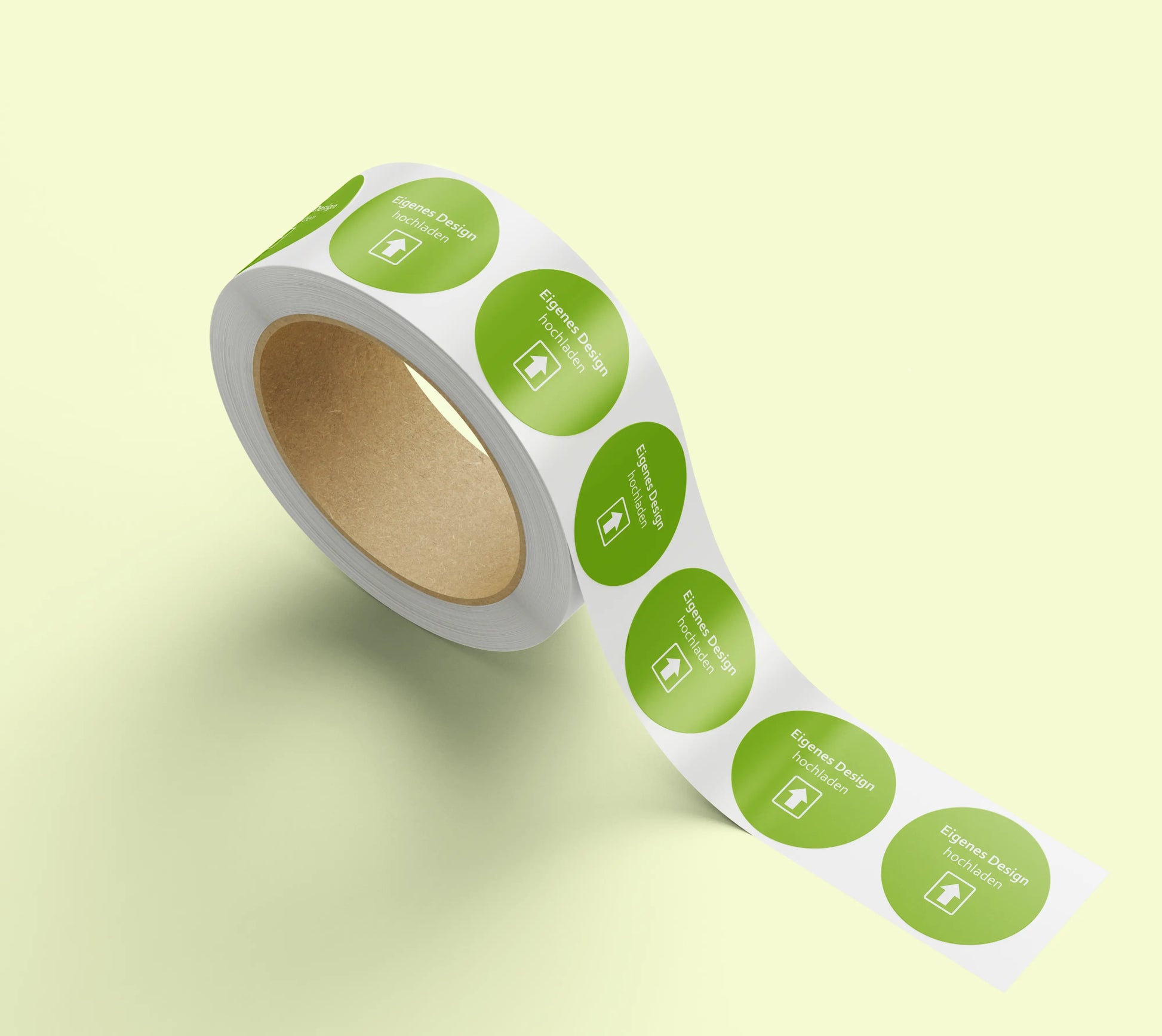 Etiketten auf Rolle – eigenes Design hochladen