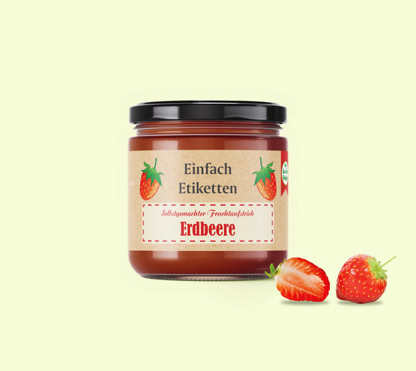 Etikett - Vorlage "Früchtezeit" 160x035